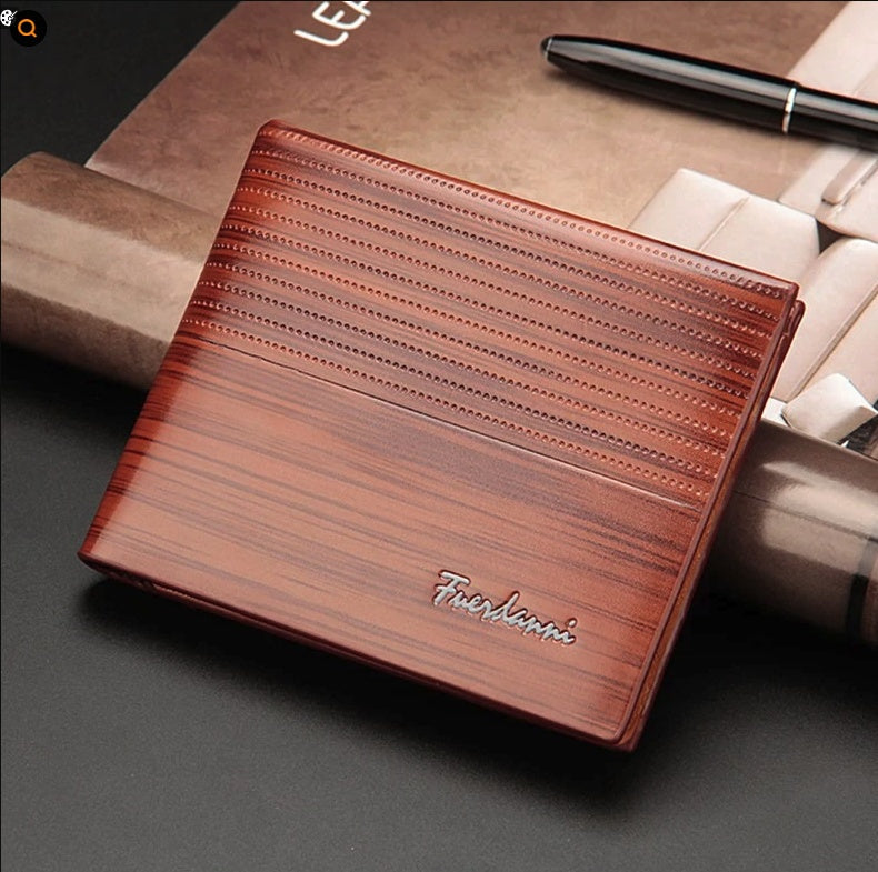 Men's Bifold Leather Credit ID Card Holder Wallet Billfold Purse Clutch Billfold CJ