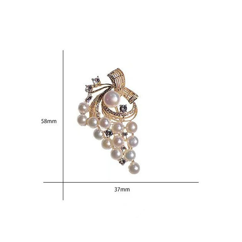 Exquisite And Fashionable Pearl Brooch - M/S TMC India