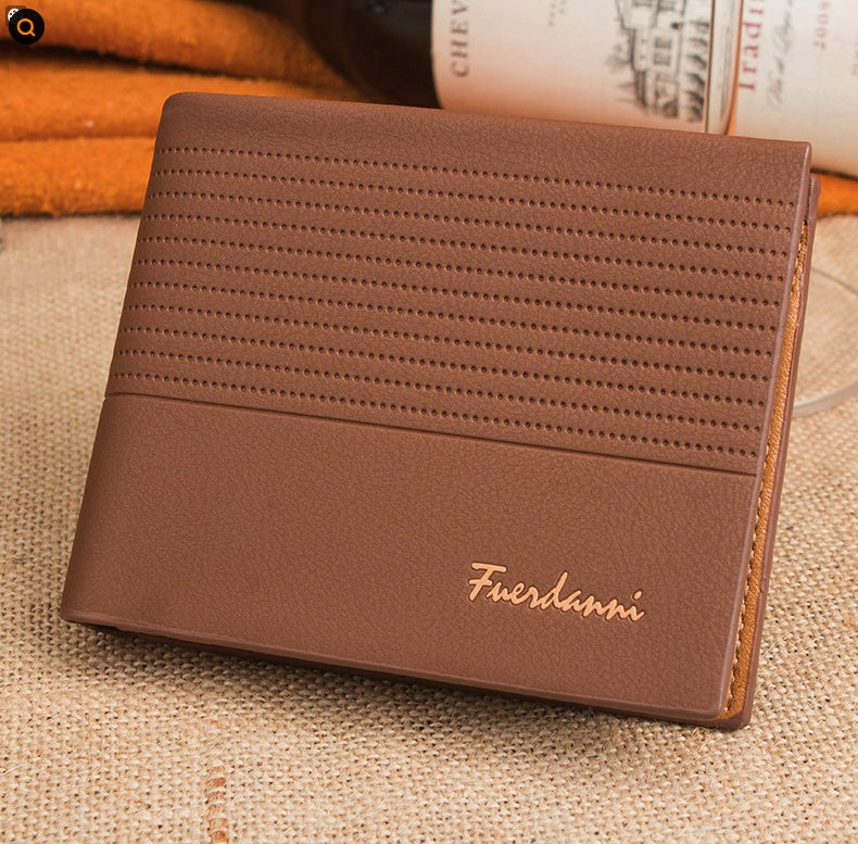 Men's Bifold Leather Credit ID Card Holder Wallet Billfold Purse Clutch Billfold CJ