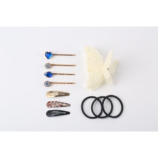 Leather Clip Hair Clip 4-piece Hair Accessory Set - M/S TMC India