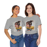 Whimsical Kid's Art T-Shirt, Adorable Cartoon Tee, Fun Gift for Children, Cute Graphic Shirt, Birthday Party Outfit, Playful Apparel Printify