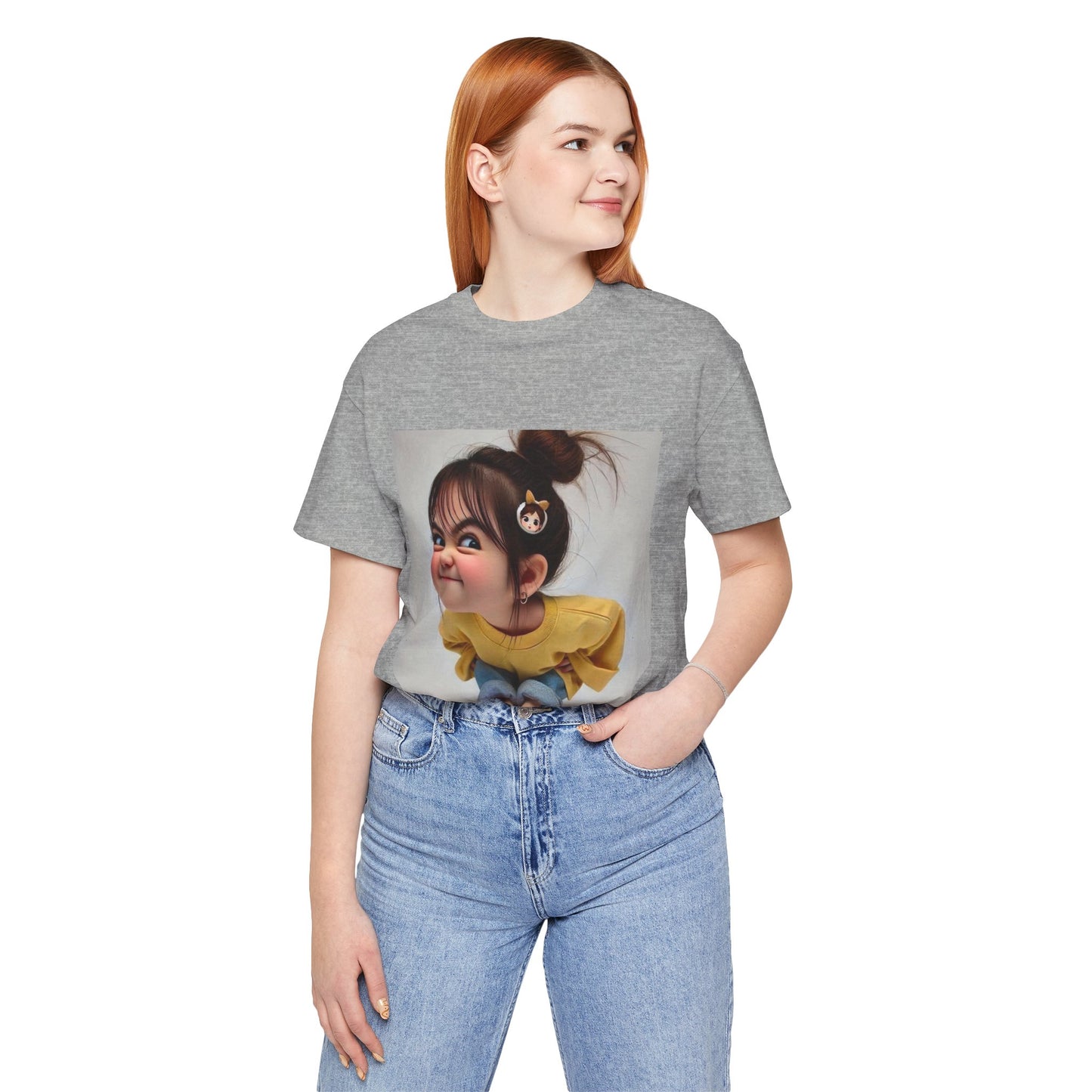 Whimsical Kid's Art T-Shirt, Adorable Cartoon Tee, Fun Gift for Children, Cute Graphic Shirt, Birthday Party Outfit, Playful Apparel - M/S TMC India