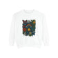 Boho Floral Sweatshirt, Vintage Style, Cozy Layer, Nature Lover Gift, Perfect for Spring and Fall Printify