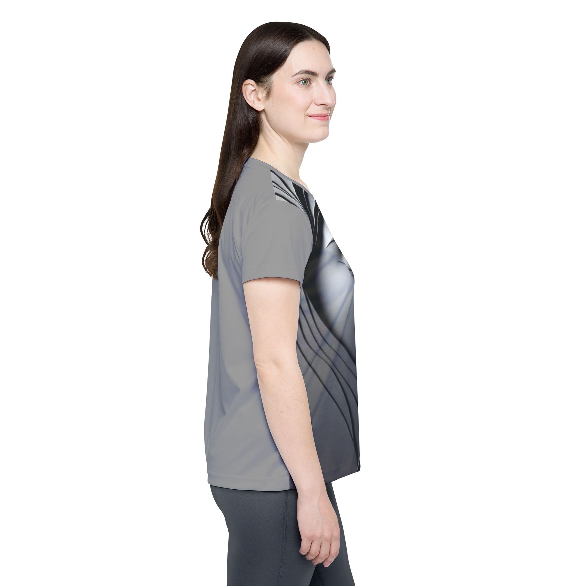Elegant Women’s Sports Jersey – Artistic Wellness Apparel, Unique Fitness Gift - M/S TMC India