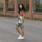 Wave-Inspired Women's Pencil Skirt, Stylish Office Skirt, AOP Fashion Skirt, Summer Outfit, Trendy Workwear Printify