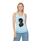 Bohemian Tie Dye Racerback Tank Top, Summer Beachwear, Women’s Casual Top, Eco-Friendly Fashion, Festival Attire, Yoga Tank Printify