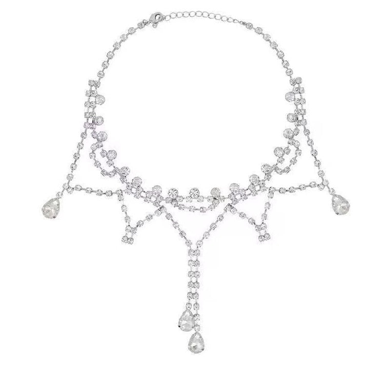 New High End Design Full Diamond Water Necklace - M/S TMC India