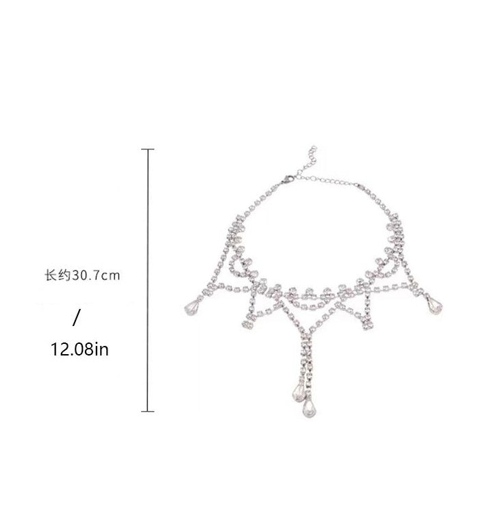 New High End Design Full Diamond Water Necklace - M/S TMC India