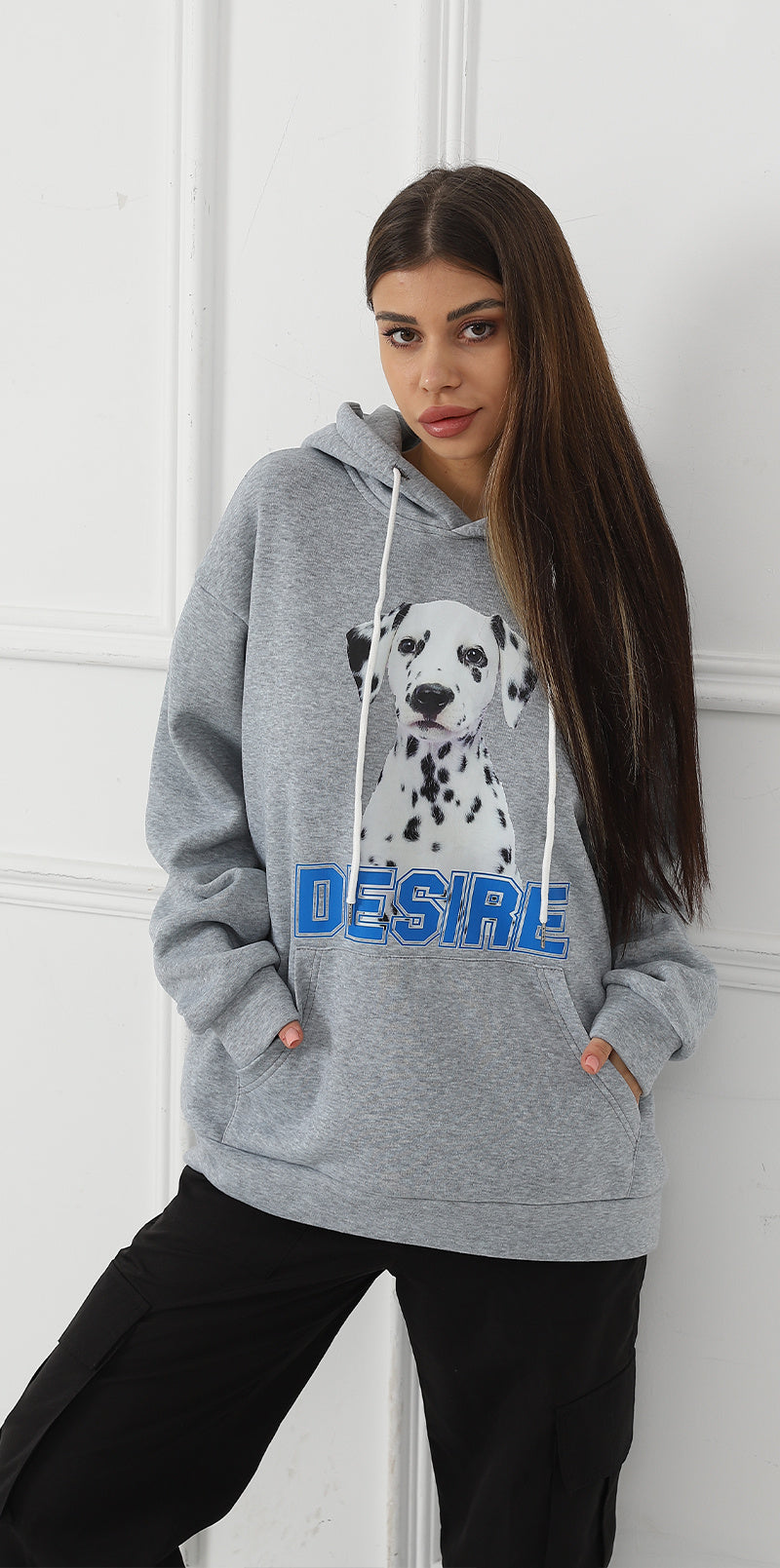 Women's Fashionable Casual Printed Long Sleeved Sweatshirt - M/S TMC India