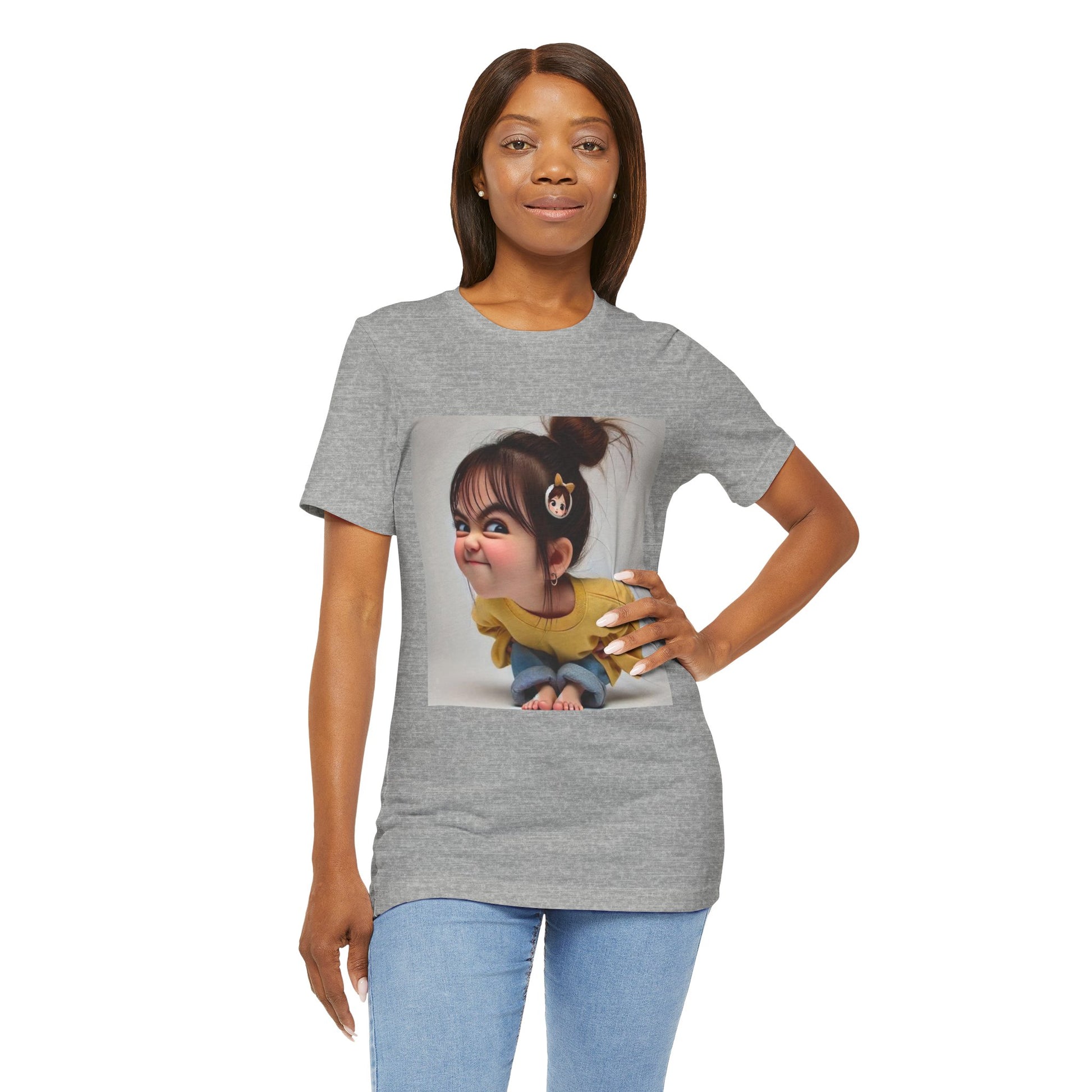 Whimsical Kid's Art T-Shirt, Adorable Cartoon Tee, Fun Gift for Children, Cute Graphic Shirt, Birthday Party Outfit, Playful Apparel - M/S TMC India