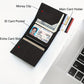Men's Wallet With Airtag Card Slot, RFID Anti-theft Credit Card Smart Pop-up Tri-fold Wallet - M/S TMC India