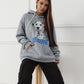 Women's Fashionable Casual Printed Long Sleeved Sweatshirt - M/S TMC India