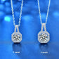 Moissanite S925 Sterling Silver Necklace For Women All-match Niche High Sense - M/S TMC India