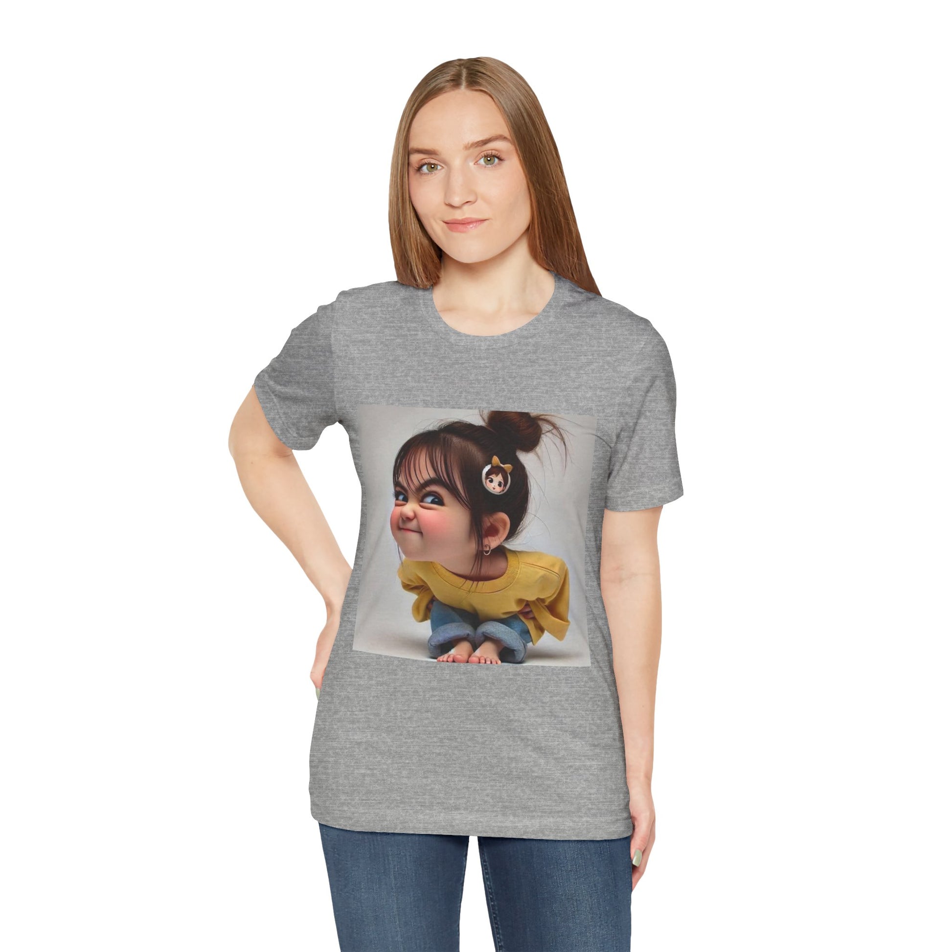 Whimsical Kid's Art T-Shirt, Adorable Cartoon Tee, Fun Gift for Children, Cute Graphic Shirt, Birthday Party Outfit, Playful Apparel - M/S TMC India