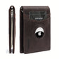 Mens Wallet Genuine Leather Slim Bifold Wallet With Airtag Holder, RFID Blocking, Front Pocket Wallet With Money Clip,ID Window Credit Card Holder - M/S TMC India